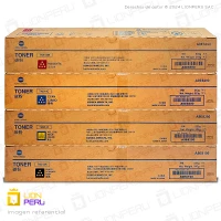 TN 514 TN514 Toner Konica Minolta Pack Completo