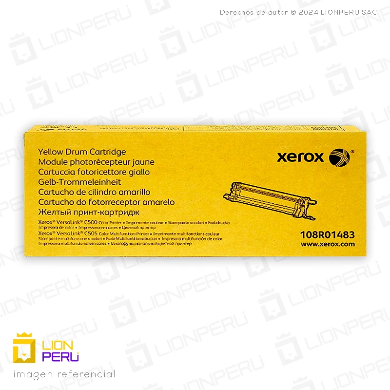 Drum Xerox 108R01483 Tambor Yellow Cartridge Original