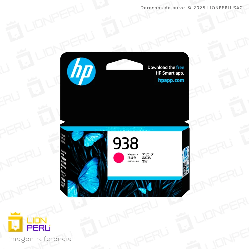 Tinta HP 4S6X6PL Cartucho Original Magenta