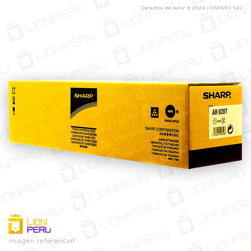 Toner Sharp AR-020LT, AR020LT Original Cartucho Black