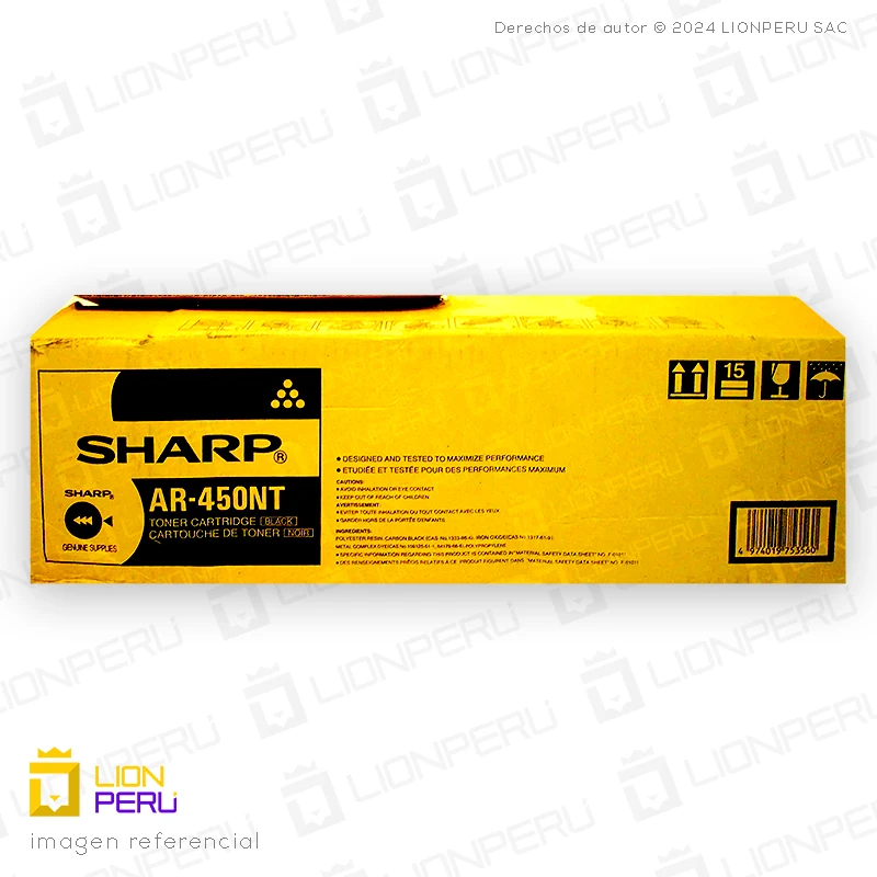 Toner Sharp AR-450MT, AR450MT Original Cartucho Black