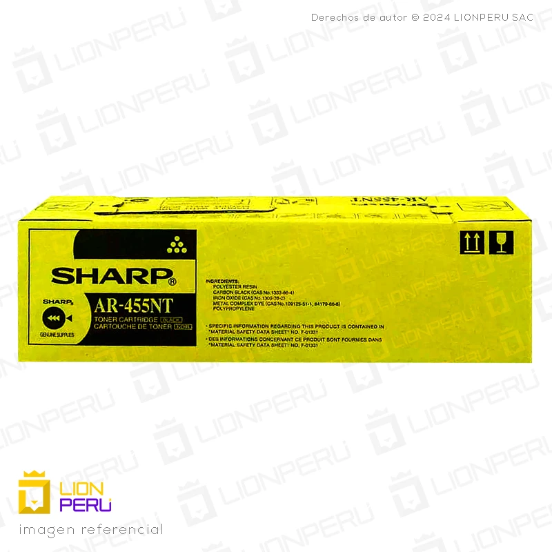 Toner Sharp AR-455MT, AR455MT Original Cartucho Black