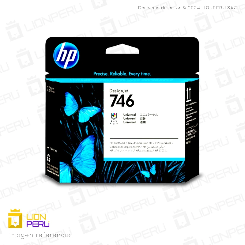 Cabezal HP 746 Black Cyan Magenta Yellow Original