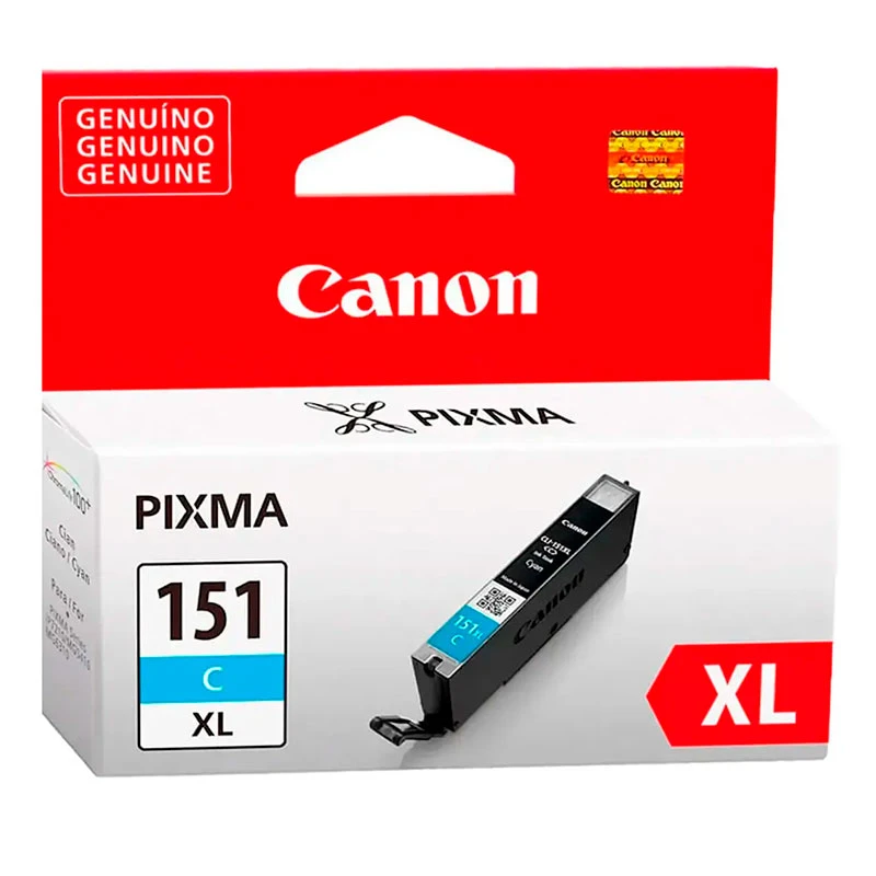 Tinta Canon CLI-151XL Cyan 151XL Cartucho Original