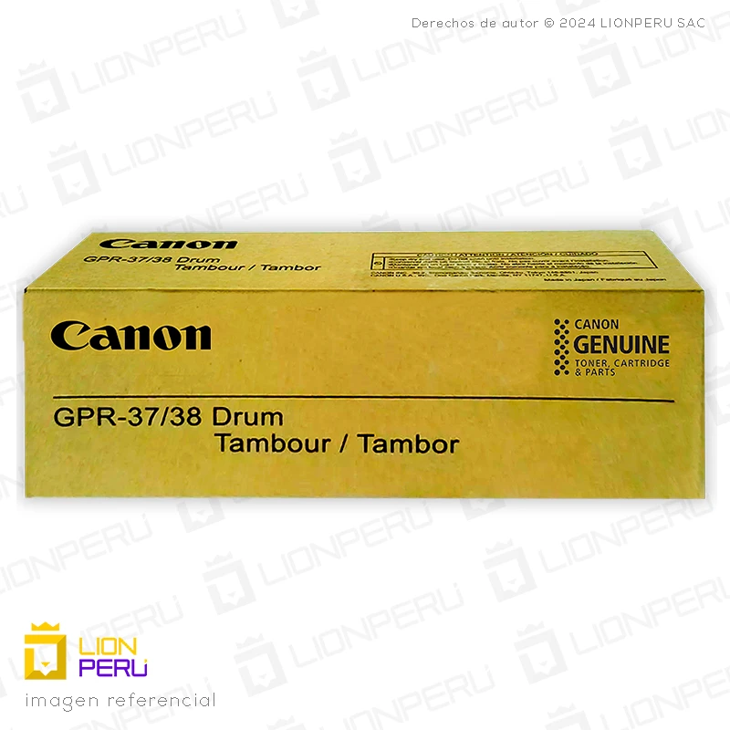 Drum Canon GPR-37 Tambor GPR37 Unit Monocromático Original