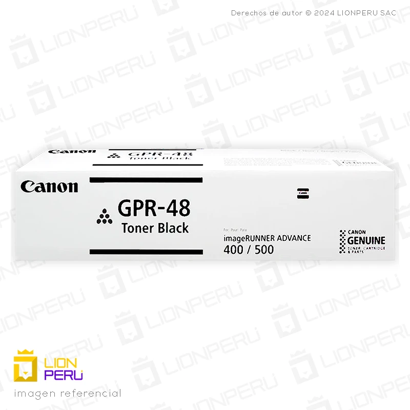 Toner Canon GPR 48, GPR-48 Cartucho Original Black