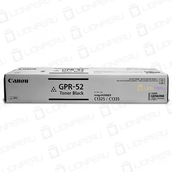 Toner Canon GPR-52 Cartucho GPR 52 Black Original