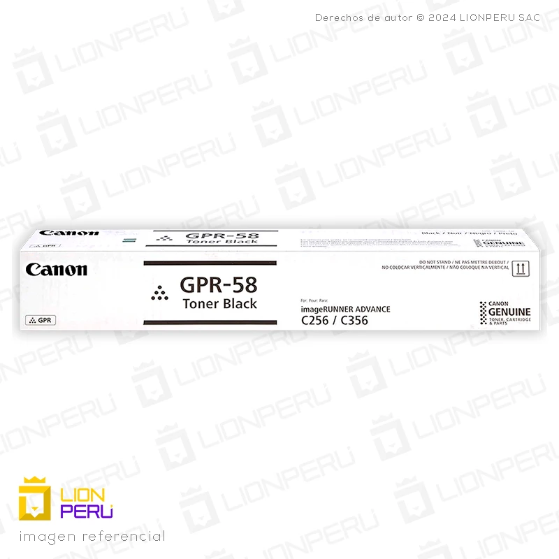 Toner Canon GPR-58 Cartucho GPR 58 Black Original