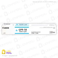 Toner Canon GPR 58, GPR-58 Cartucho Original Cyan