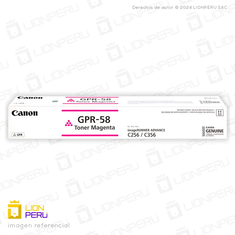 Toner Canon GPR 58, GPR-58 Cartucho Original Magenta