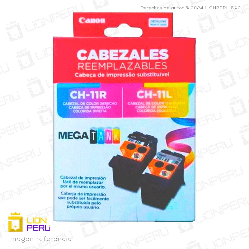 Cabezal Canon CH-11R Negro CH-11L Color Pack Kit Original