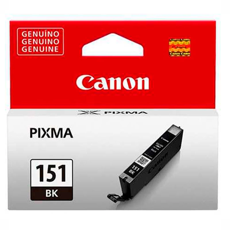 Tinta Canon CLI-151BK Black 151BK Cartucho Original