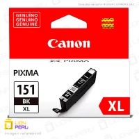 Tinta Canon CLI-151XL Cartucho Original Negro