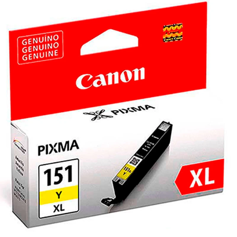 Tinta Canon CLI-151XL Yellow 151XL Cartucho Original