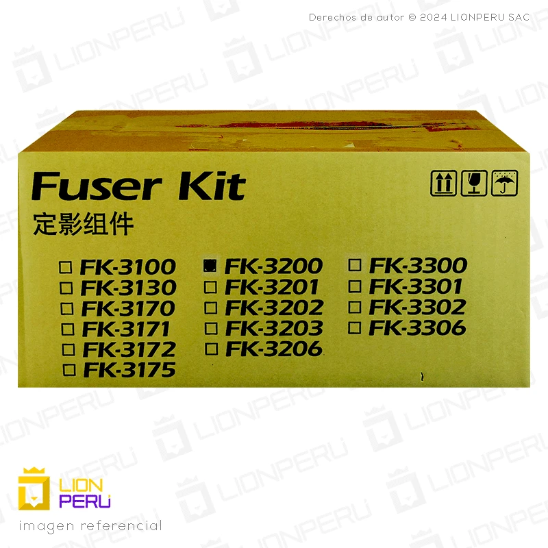 Fusor FK-3200 Kyocera 302V393041 Fuser Unit Original