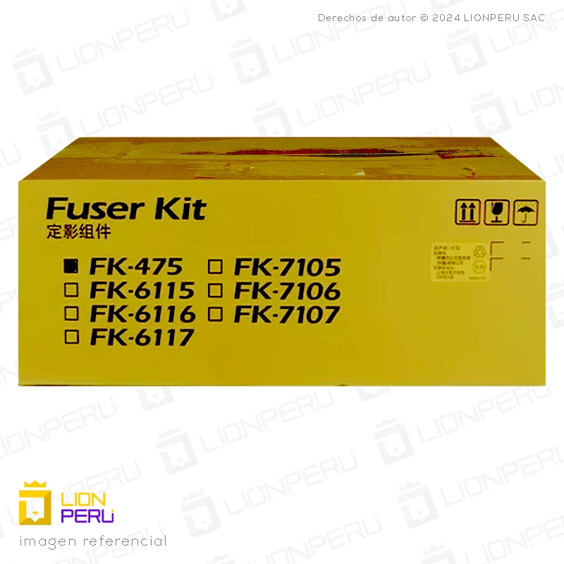 Fusor FK-475 Kyocera 302K393122 Fuser Unit Original