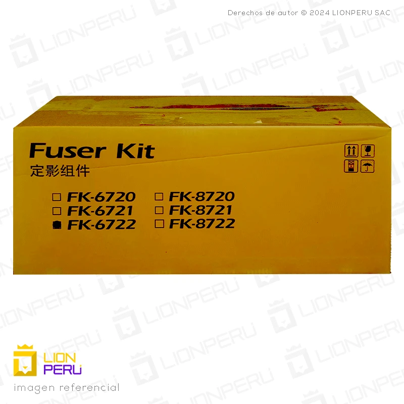 Fusor FK-6722 Kyocera 302NJ93061 Fuser Unit Original