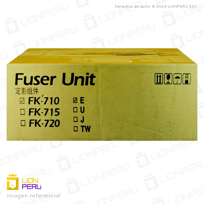 Fusor FK-710 Kyocera 302G193021 Fuser Unit Original