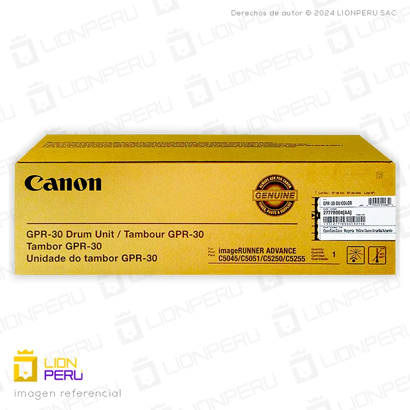 Drum Canon GPR-30 Tambor GPR30 Unit Color Original