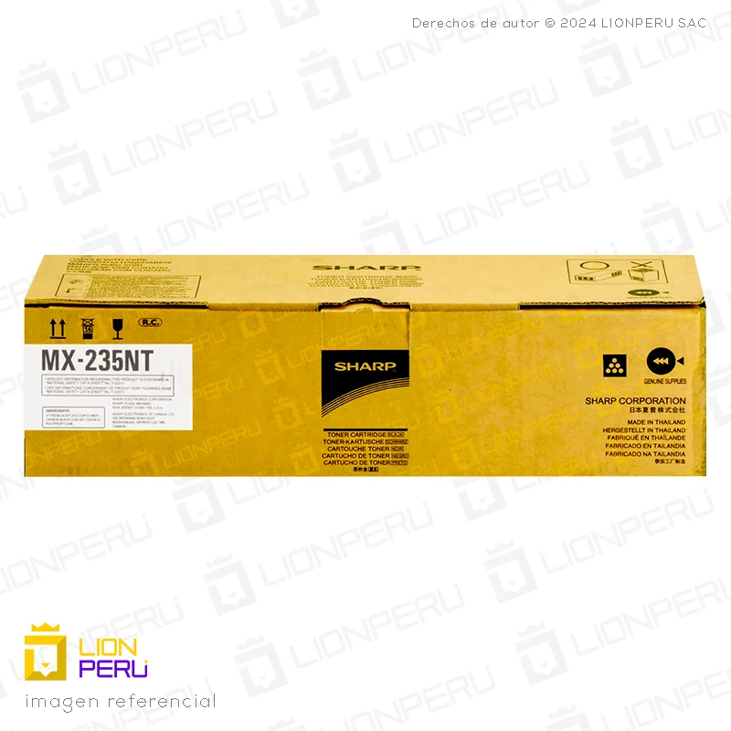 Toner Sharp MX-235NT, MX235NT Original Cartucho Black