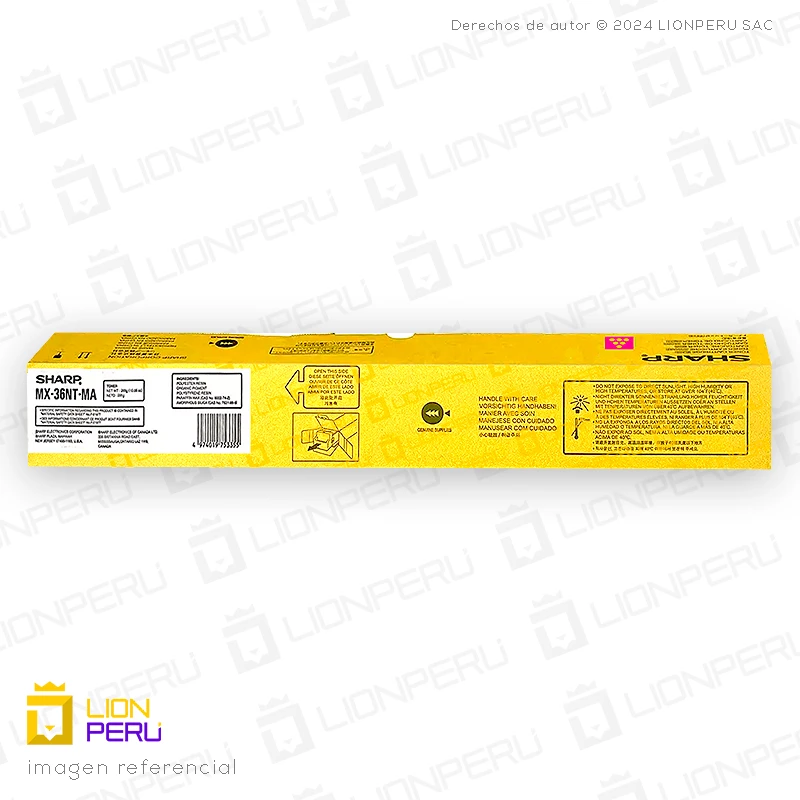 Toner Sharp MX-36NTMA, MX36NTMA Cartucho Original Magenta