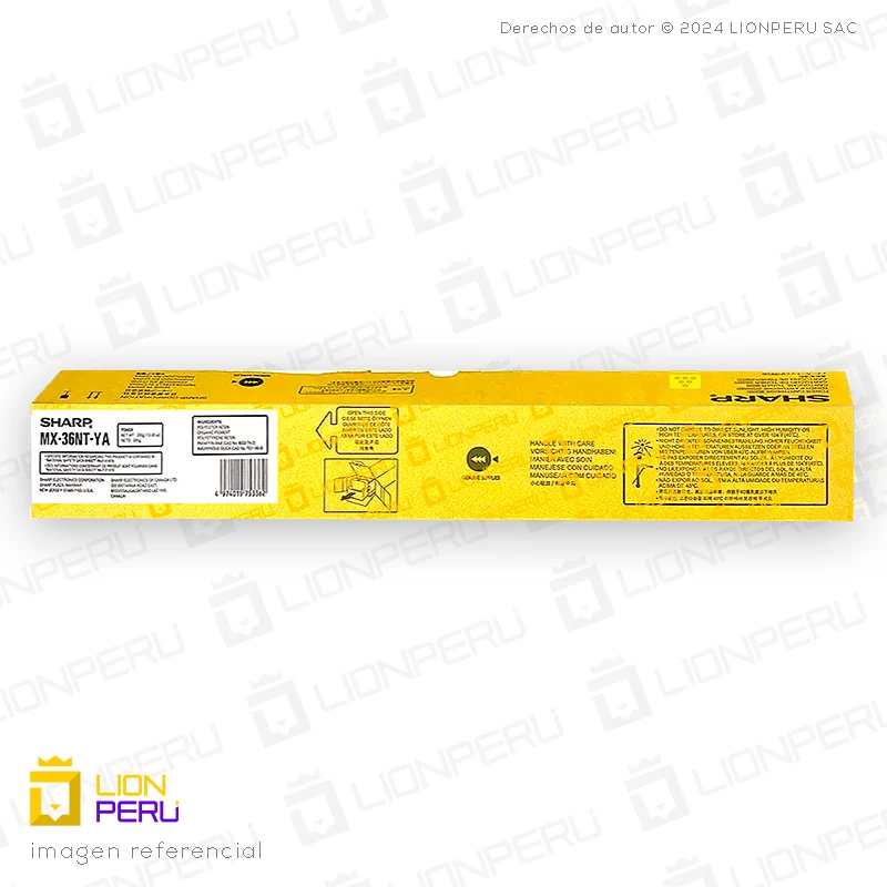 Toner Sharp MX-36NTYA, MX36NTYA Cartucho Original Yellow