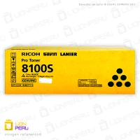 Toner Ricoh PRO 8100S, 828277 Original Cartucho Black