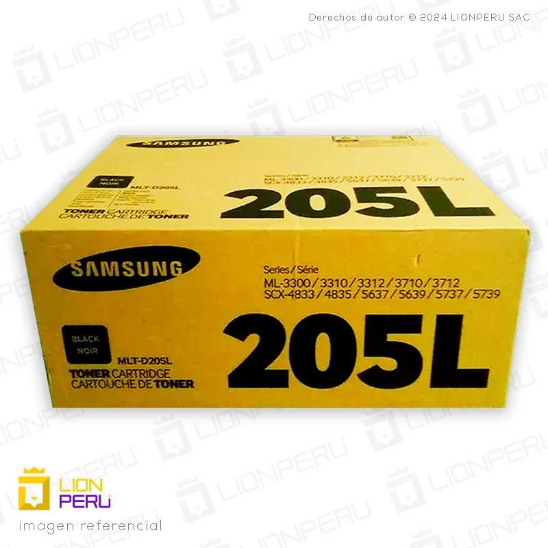 Toner Samsung MLT-D205L, 205L Cartucho Original Black