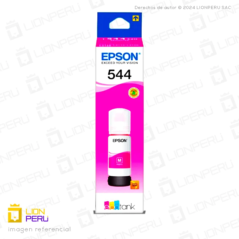 Tinta Epson T544320, T5443 Botella Original Magenta