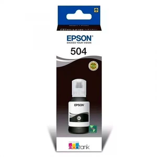 Tinta Epson 504 Black T504120-AL Botella Original