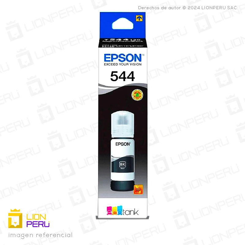 Tinta Epson T544120, T5441 Botella Original Negro