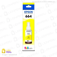 Tinta Epson T664420, T6644 Botella Original Amarillo