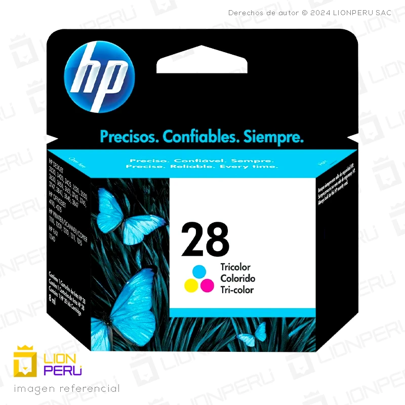 Tinta HP 28 Tricolor C8728AL Cartucho Original