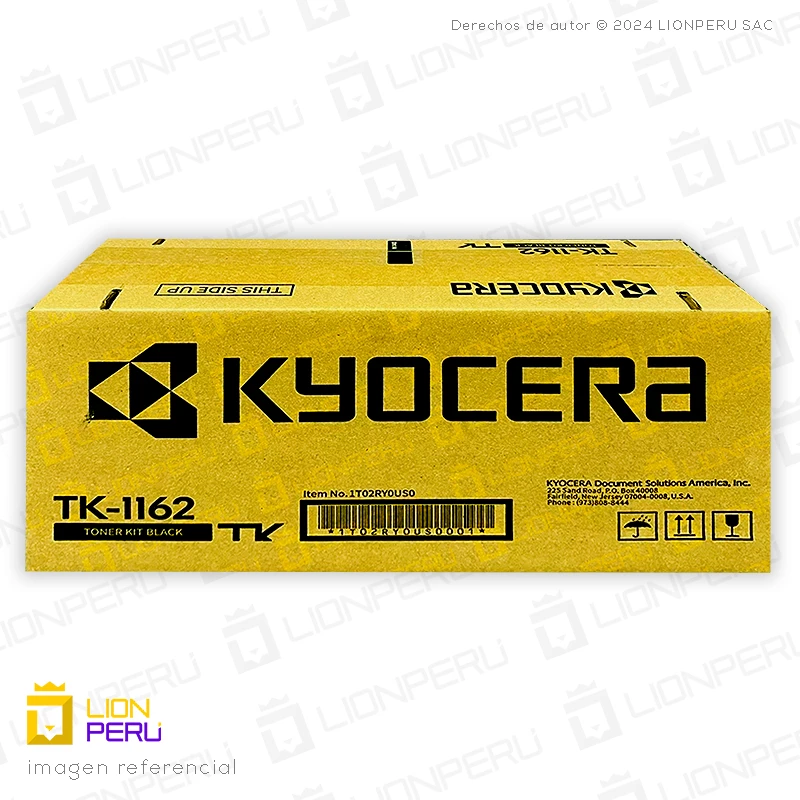 Toner Kyocera TK 1162 Cartucho TK-1162 Original Black