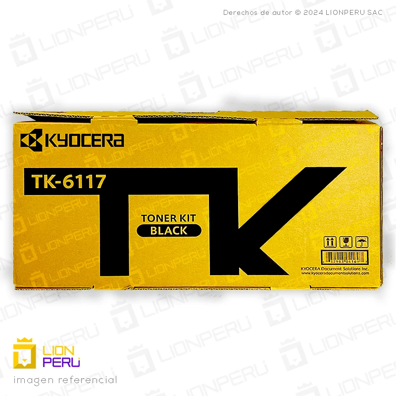 Toner Kyocera TK-6117 Cartucho TK 6117 Original Black