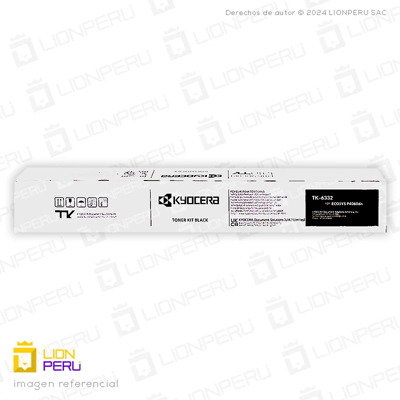 Toner Kyocera TK-6332 Cartucho TK 6332 Original Black