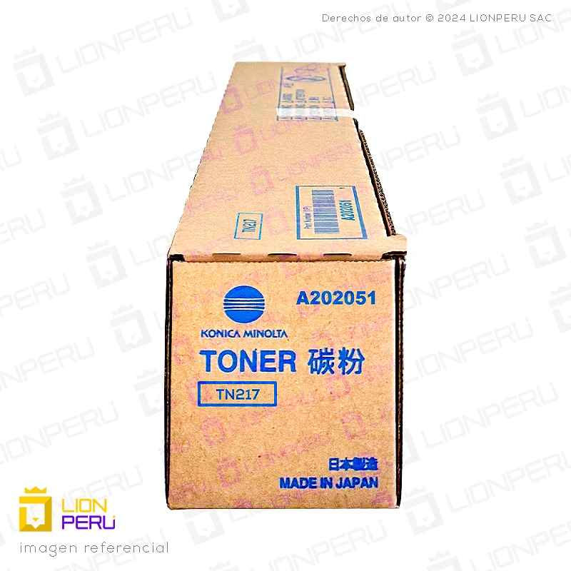 Toner Konica Minolta TN-217, TN217, A202051 Negro