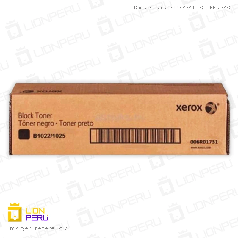 Toner Xerox 006R01731 Cartucho Capacidad Estandar Black