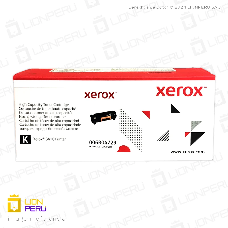 Toner Xerox 006R04729 Cartucho Alta Capacidad Black