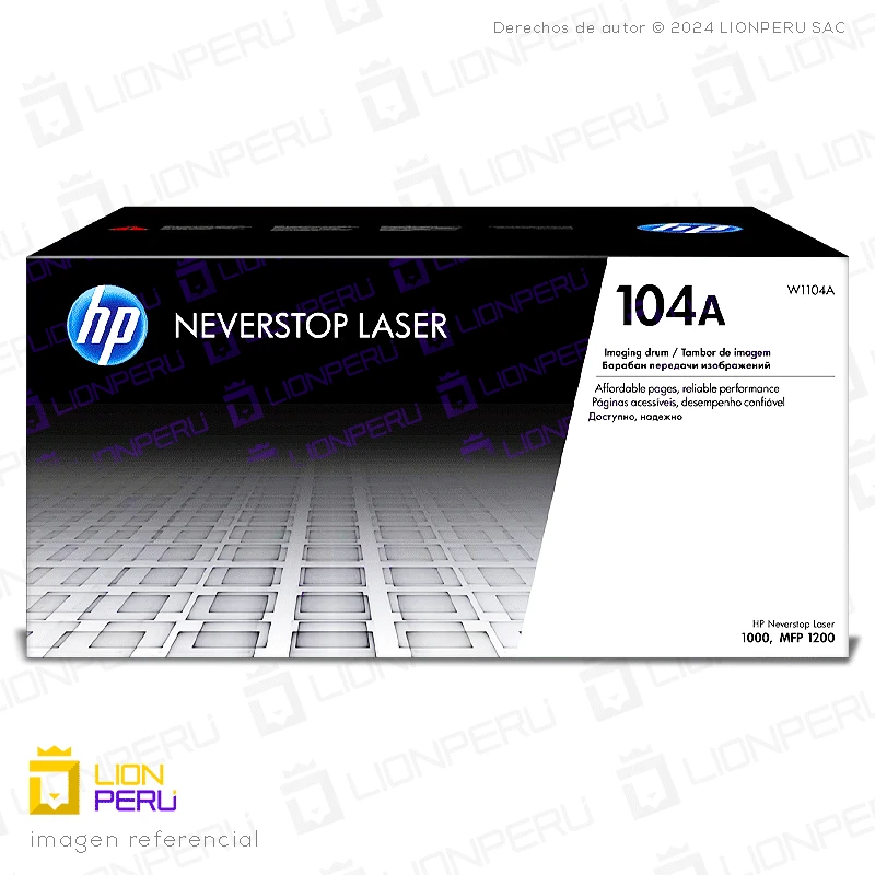 Drum HP W1104A Tambor 104A imaging unit Laserjet Original