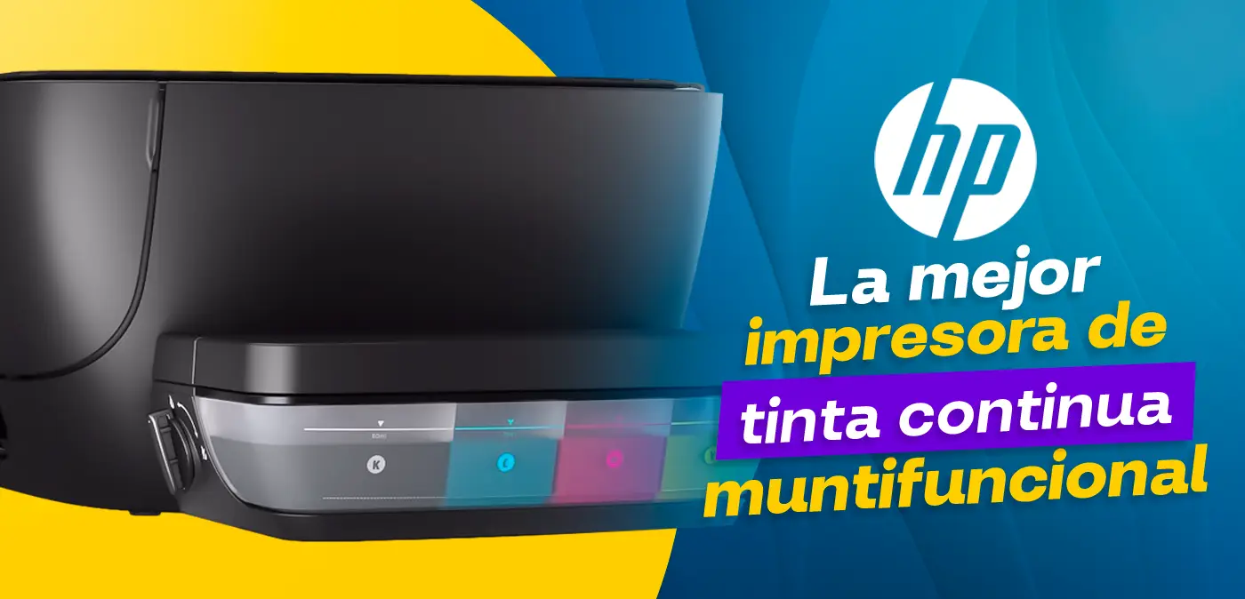 HP Tinta Continua 3 en 1 Imprime, Copia, Escanea