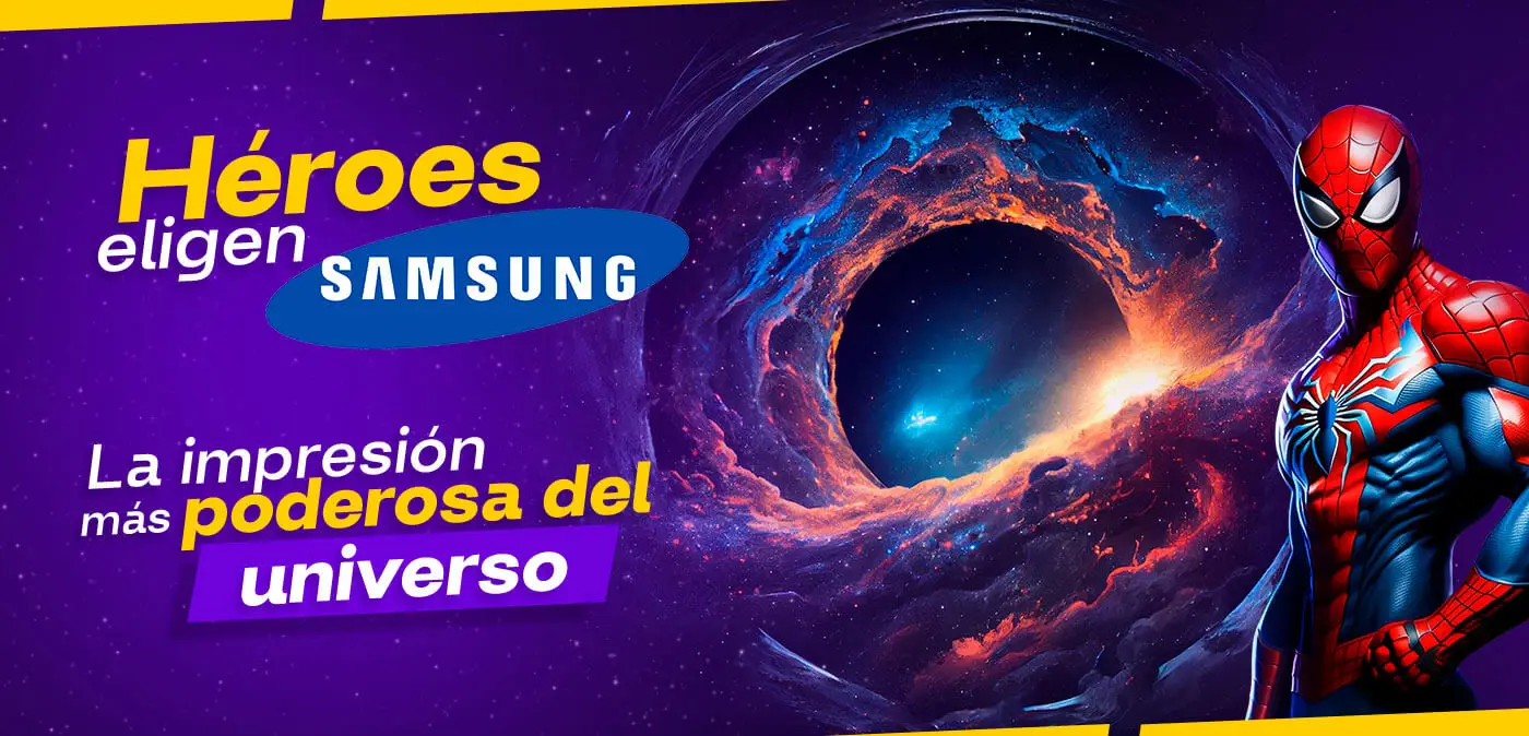 Héroes en Papel con Tóner Samsung, Potencia Imparable. 💪