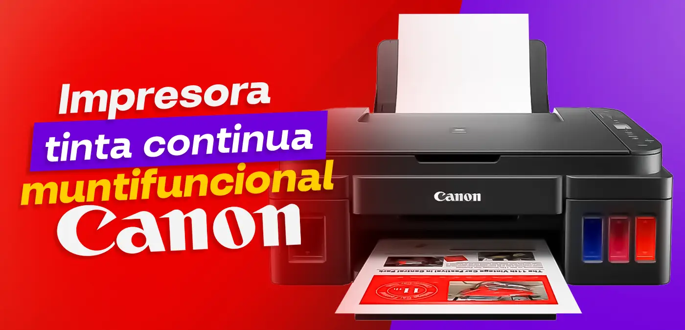 Impresora Canon Tinta Continua que Imprime, Copia y Escanea