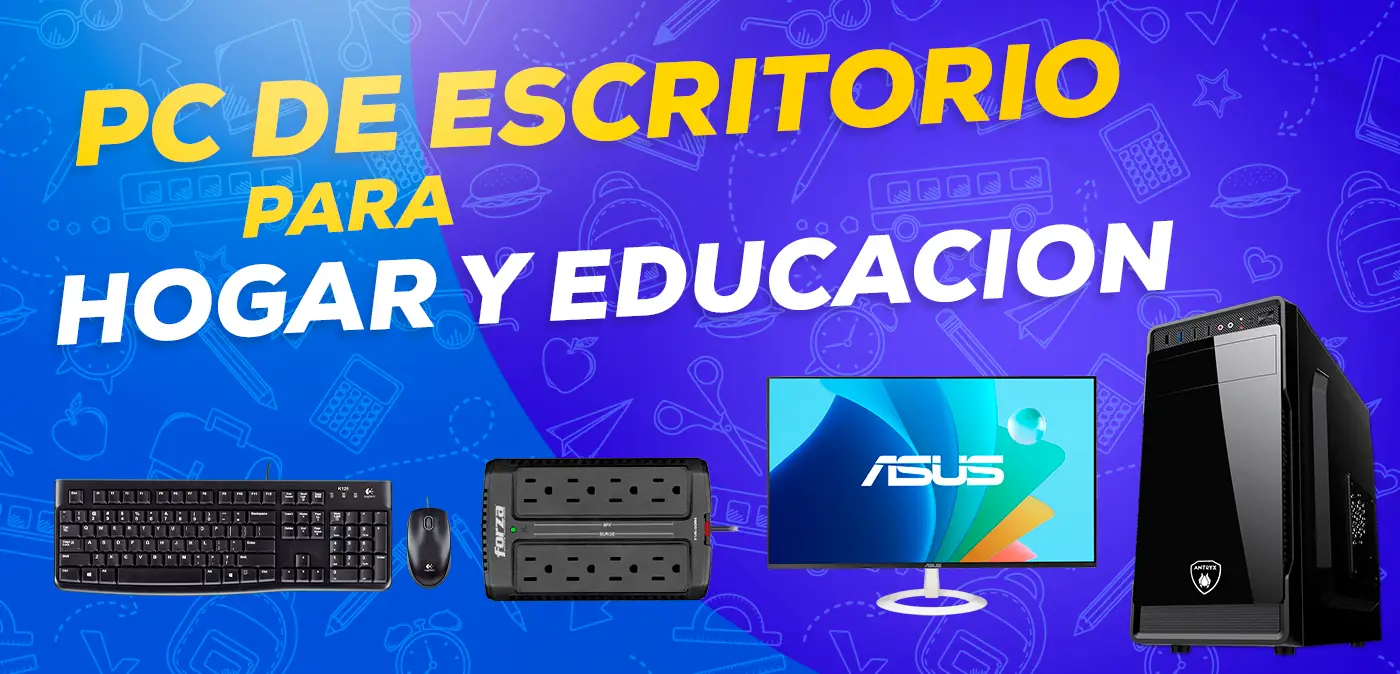 PC de escritorio para hogar y educación con impacto duradero