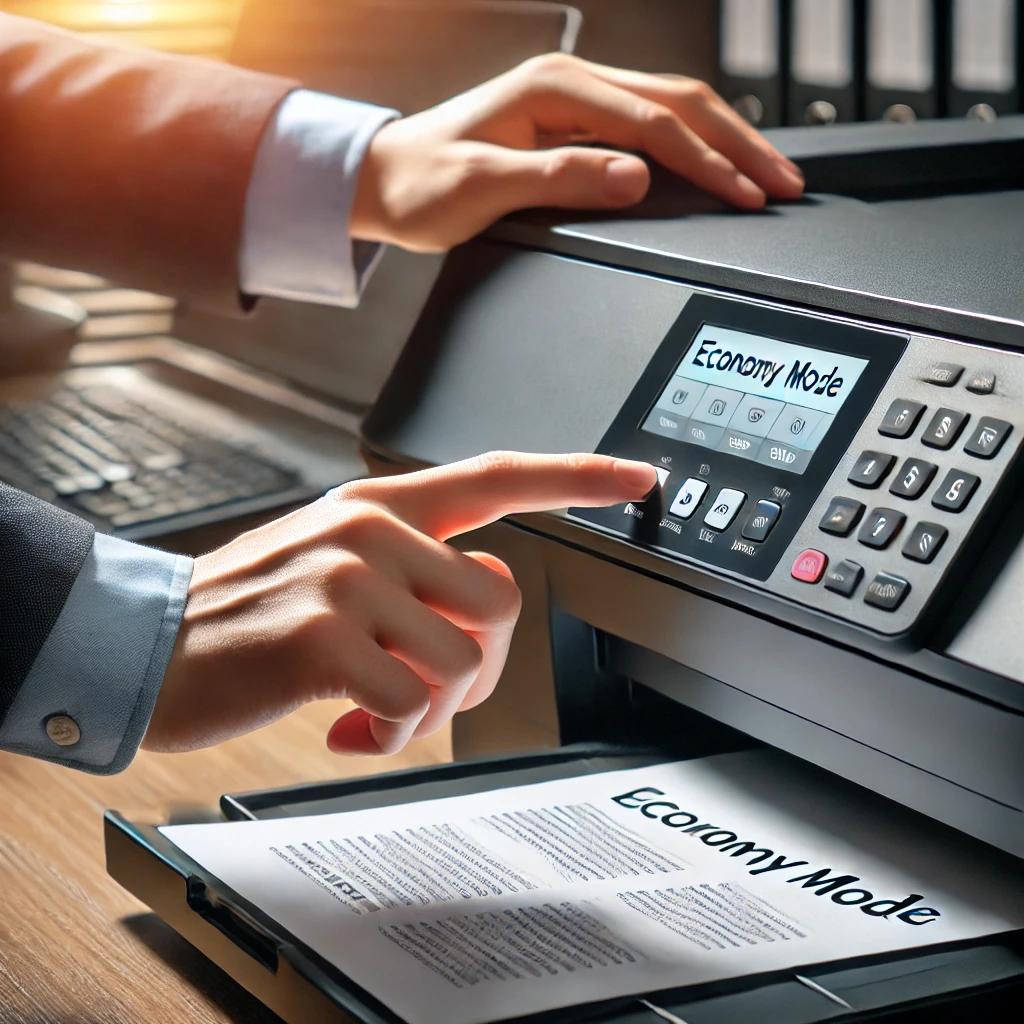 ahorrar tinta en impresora con el modo economico