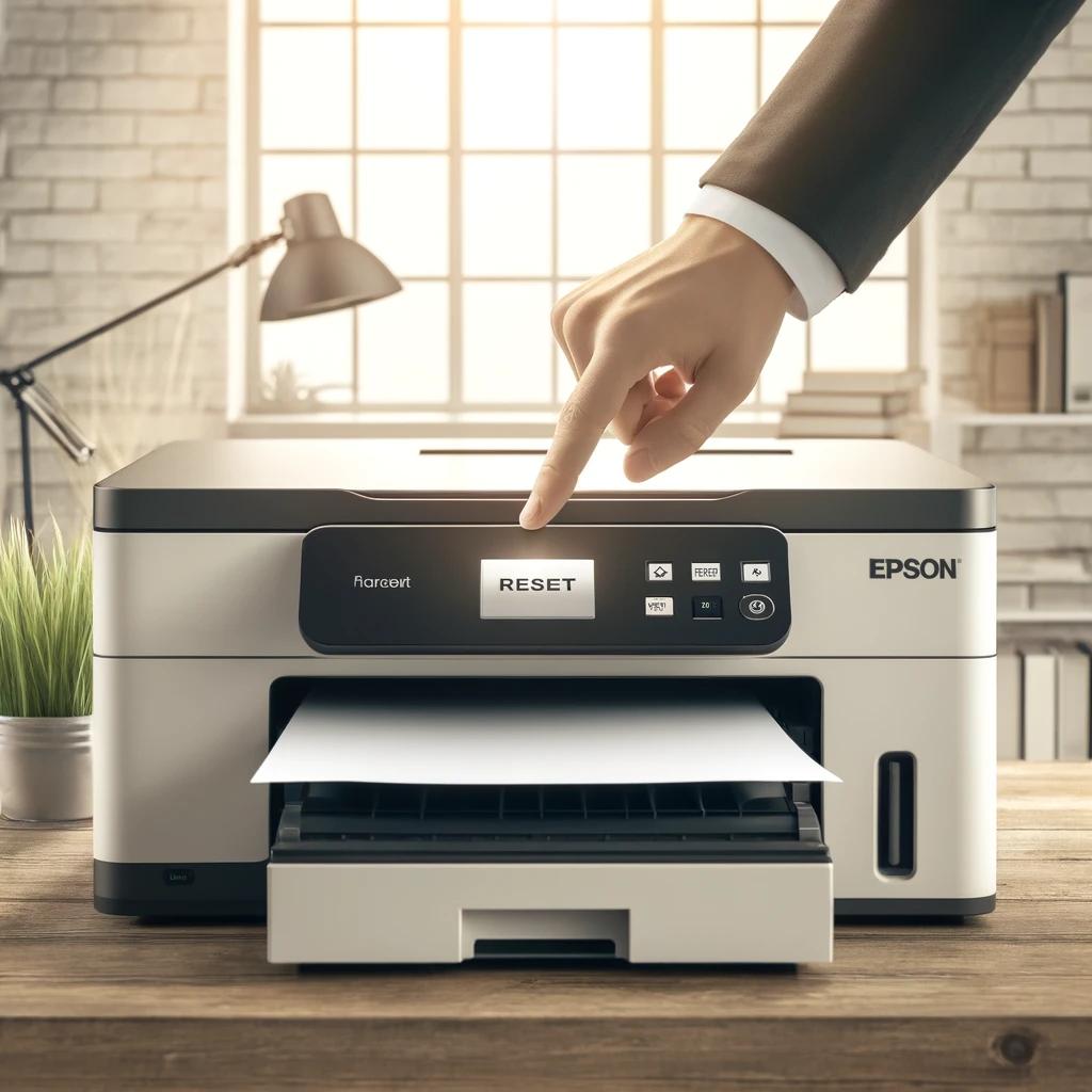 como reiniciar una impresora epson