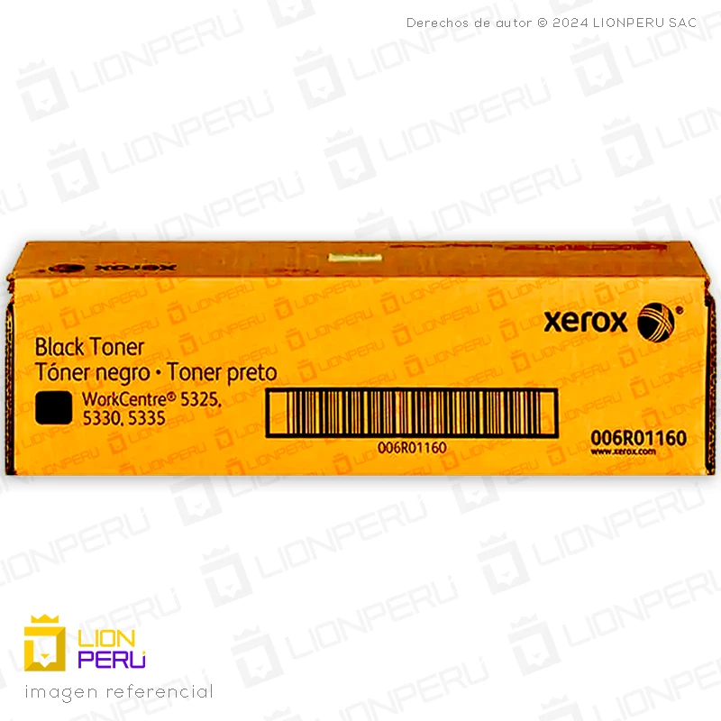 Toner Xerox 006R01160 Cartucho Alta Capacidad Black