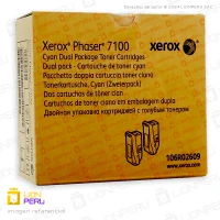 Toner Xerox 106R02609 Cartucho Dual Pack Cyan