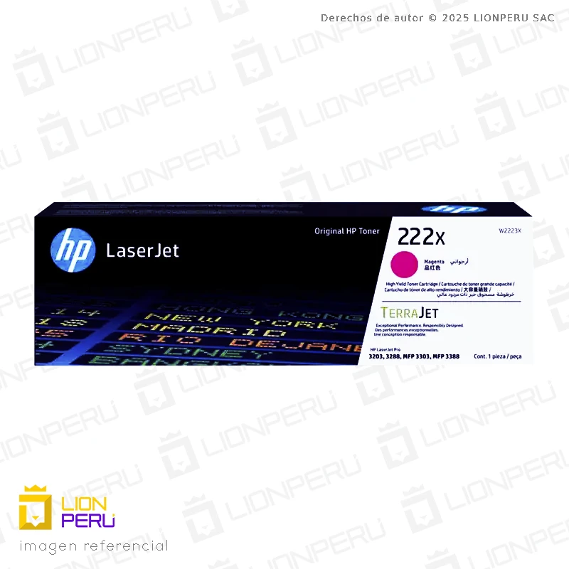 222X | HP Toner Original Magenta 🎯
