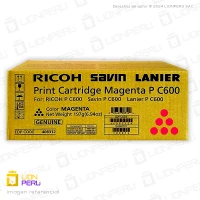 Toner Ricoh P C600, 408312 Original Cartucho Magenta